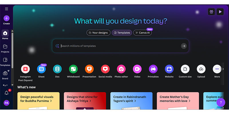 Canva Pro user interface